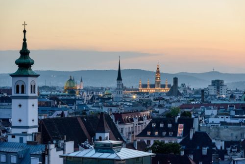 Vienna by night, Austria
