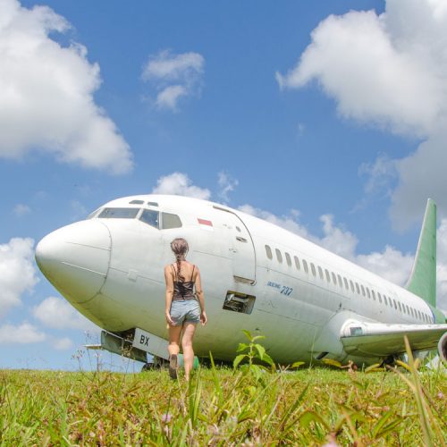 Negara Airplane abandoned in Bali